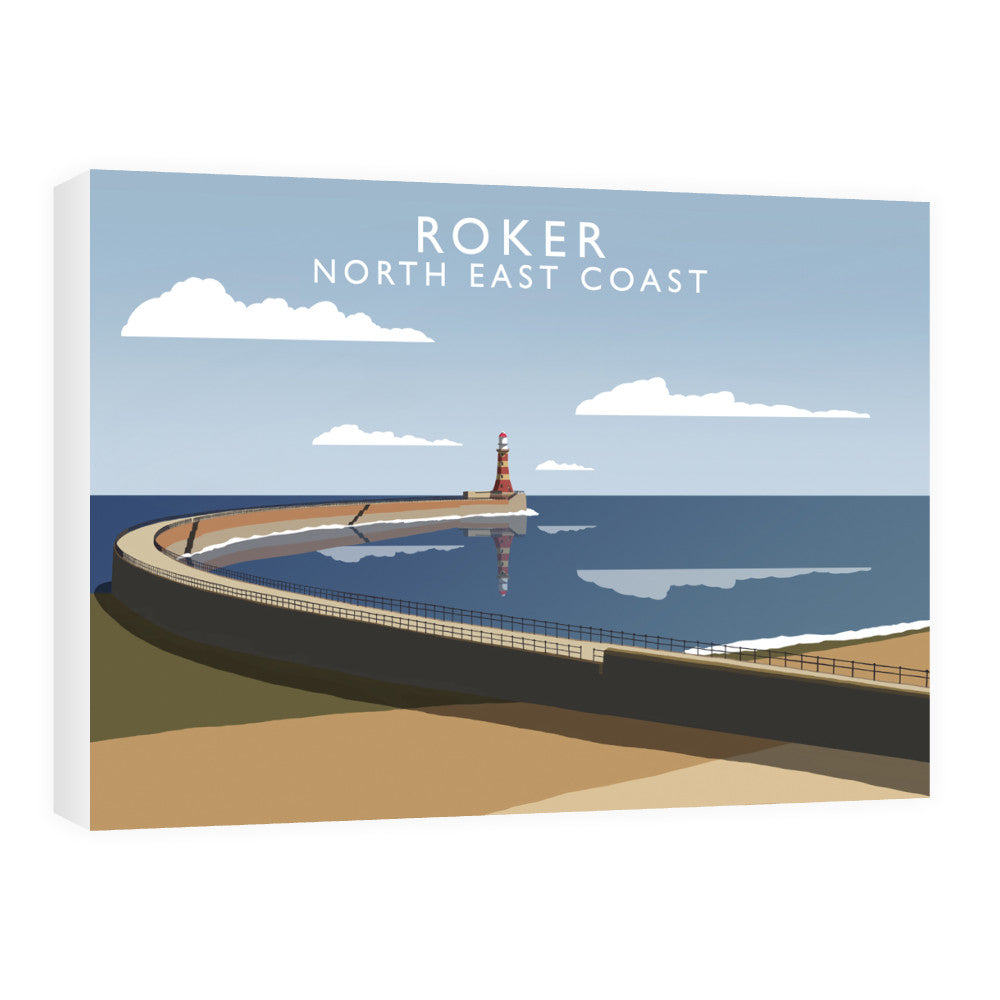 Roker, North East Coast 60cm x 80cm Canvas