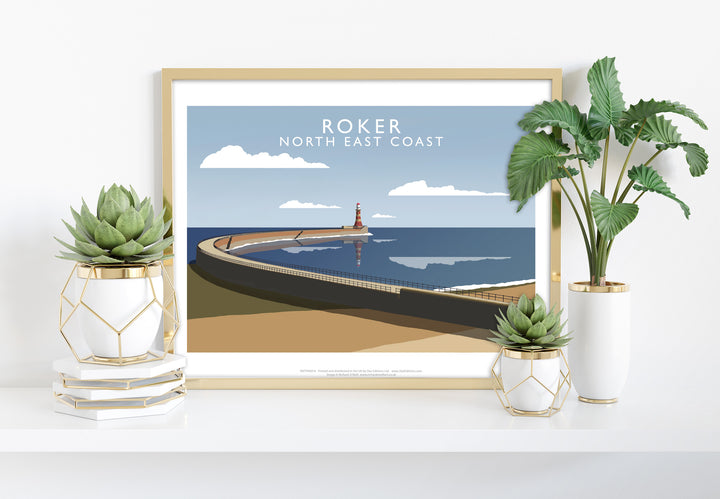 Roker, North East Coast - Art Print