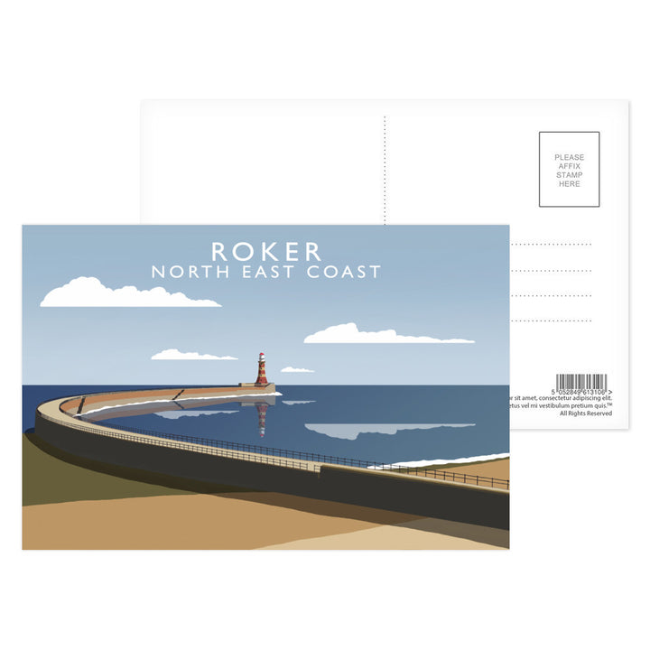 Roker, North East Coast Postcard Pack
