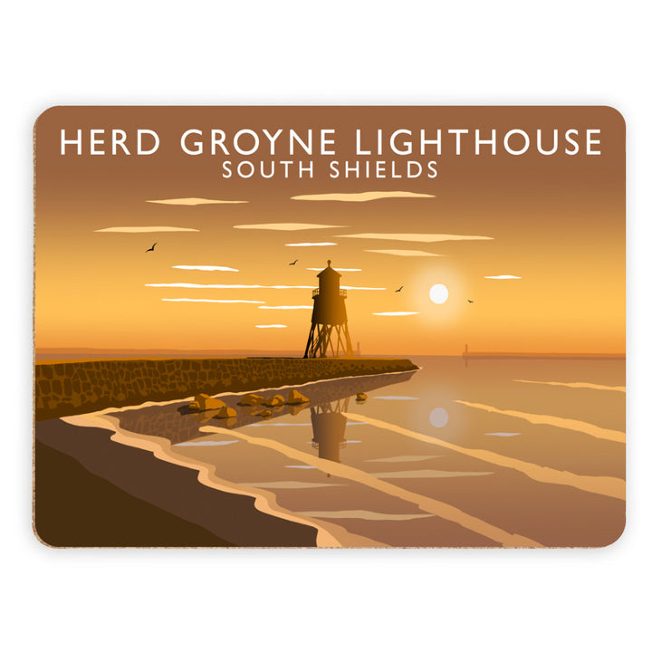 Herd Groyne Lighthouse, South Shields Placemat