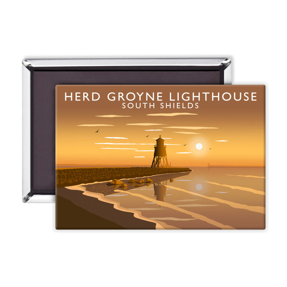 Herd Groyne Lighthouse, South Shields Magnet
