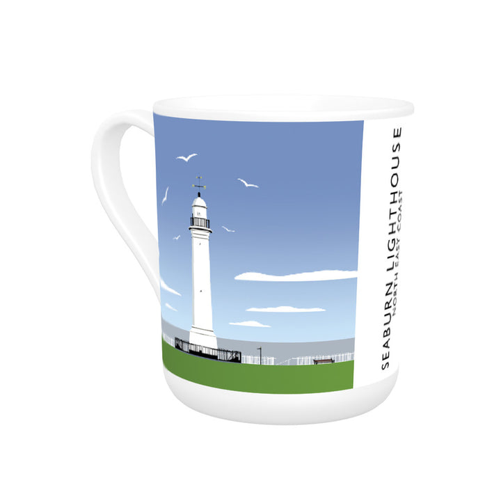 Seaburn Lighthouse, North East Coast Bone China Mug