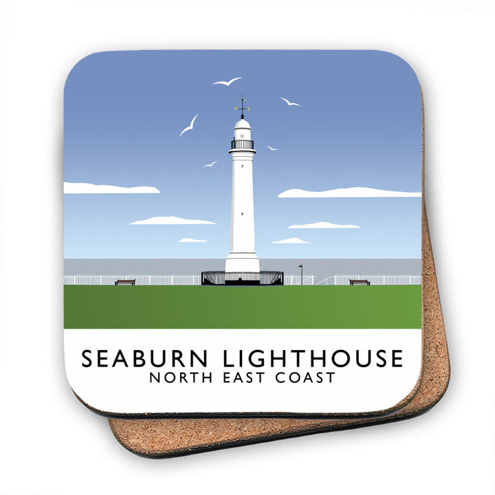 Seaburn Lighthouse, North East Coast MDF Coaster