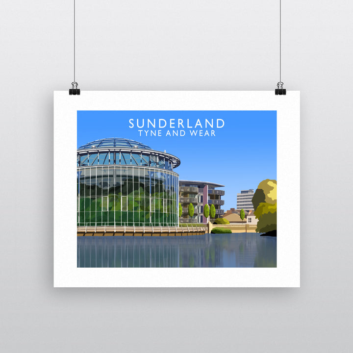 Sunderland, Tyne and Wear 90x120cm Fine Art Print