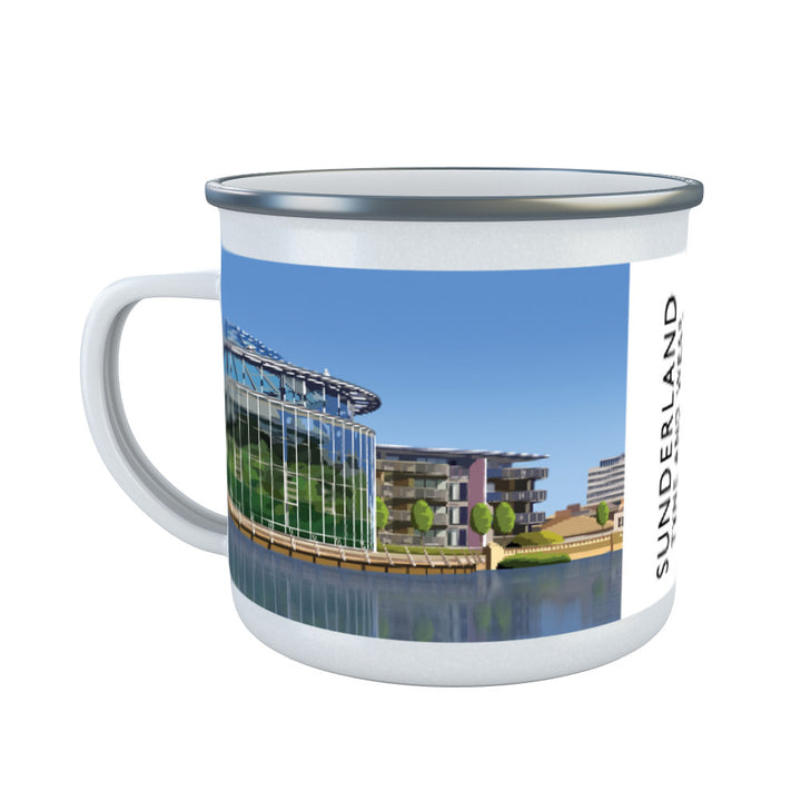 Sunderland, Tyne and Wear Enamel Mug