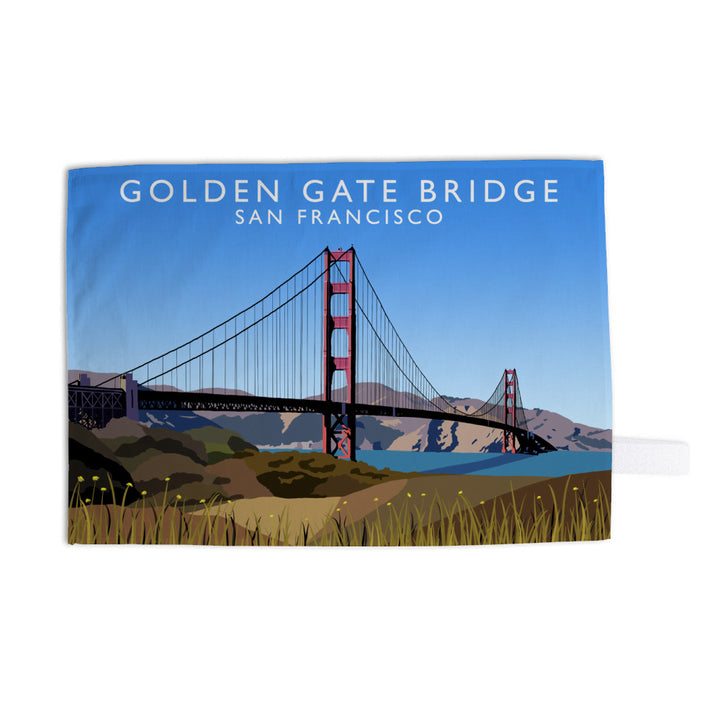 Golden Gate Bridge, San Francisco, USA Tea Towel