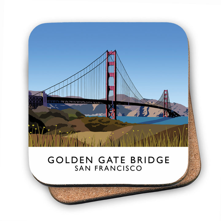 Golden Gate Bridge, San Francisco, USA MDF Coaster