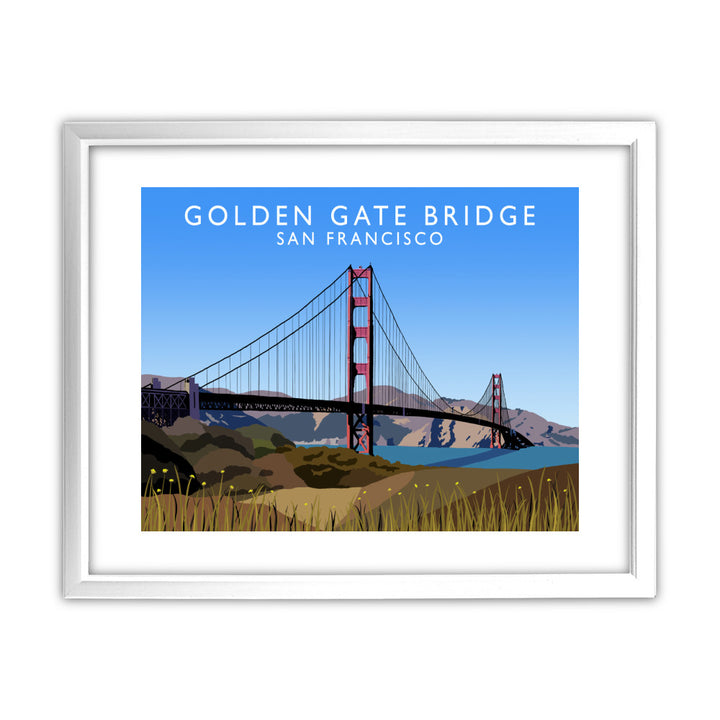 Golden Gate Bridge, San Francisco, USA 11x14 Framed Print (White)