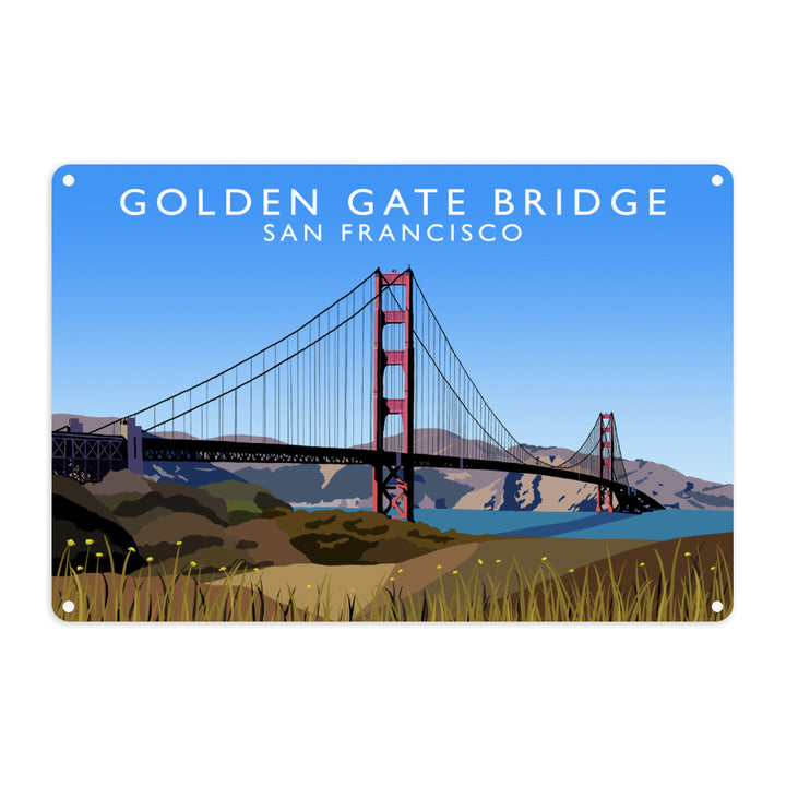 Golden Gate Bridge, San Francisco, USA Metal Sign