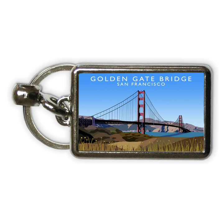 Golden Gate Bridge, San Francisco, USA Metal Keyring