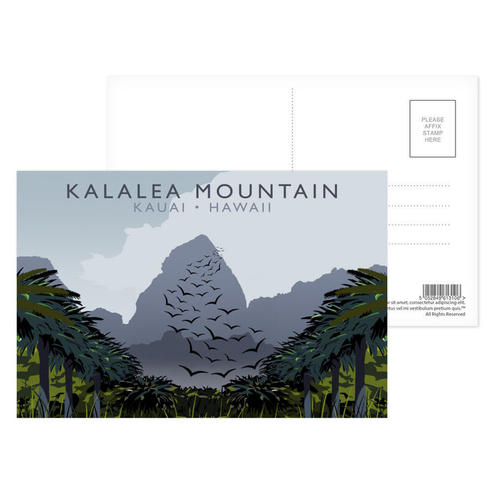 Kalalea Mountain, Kauai, Hawaii, USA Postcard Pack