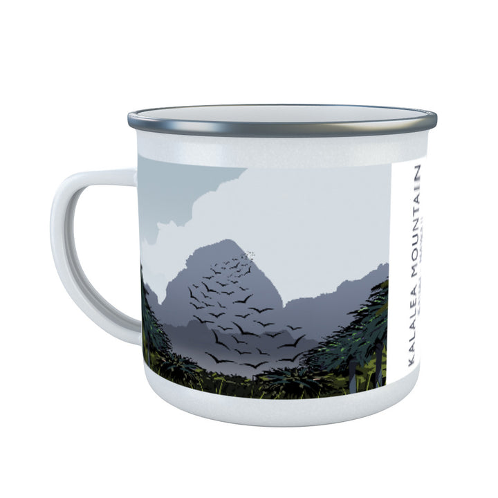 Kalalea Mountain, Kauai, Hawaii, USA Enamel Mug