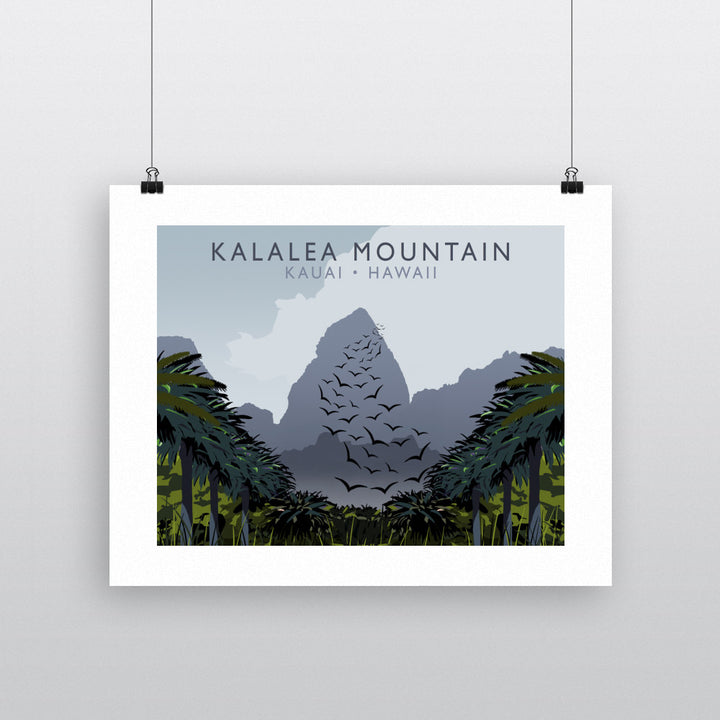 Kalalea Mountain, Kauai, Hawaii, USA 90x120cm Fine Art Print