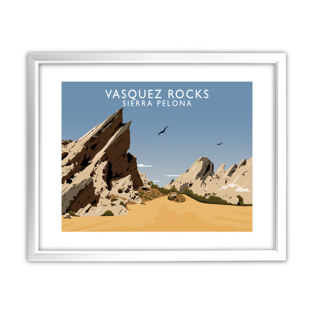 Vasquez Rocks, Sierra Pelona, Calafornia, USA - Art Print