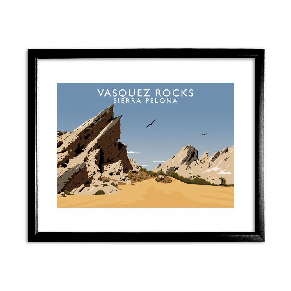 Vasquez Rocks, Sierra Pelona, Calafornia, USA - Art Print