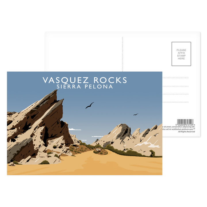 Vasquez Rocks, Sierra Pelona, Calafornia, USA Postcard Pack
