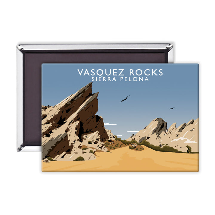 Vasquez Rocks, Sierra Pelona, Calafornia, USA Magnet