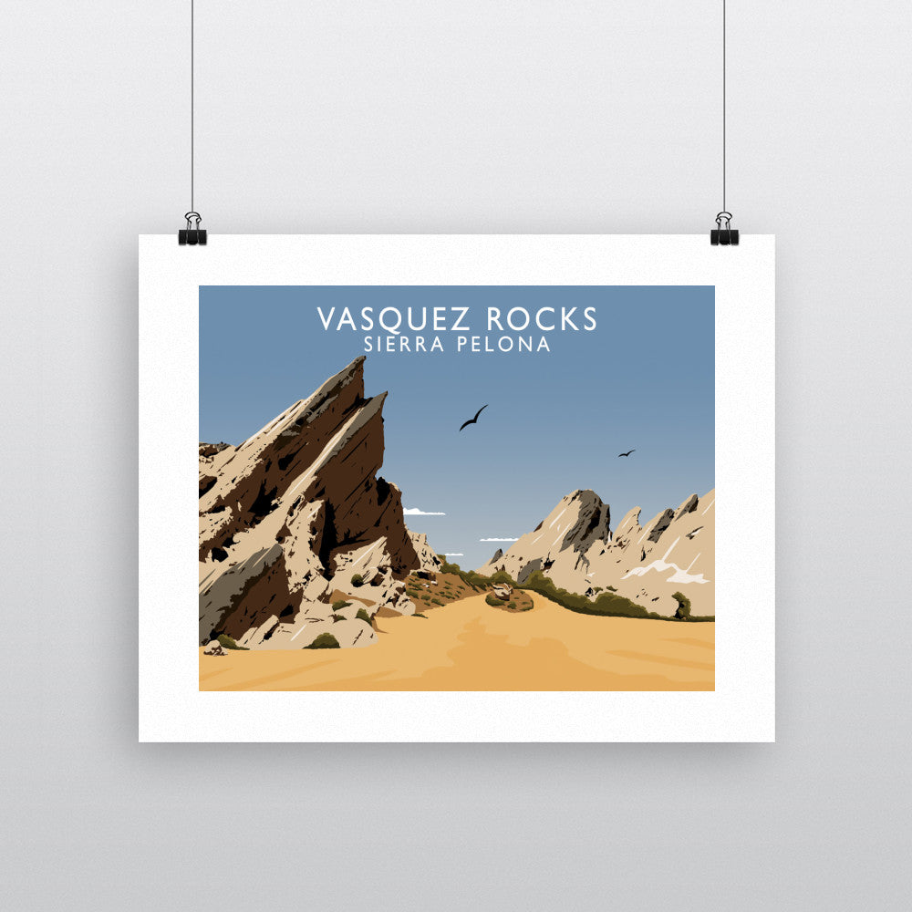 Vasquez Rocks, Sierra Pelona, Calafornia, USA 90x120cm Fine Art Print