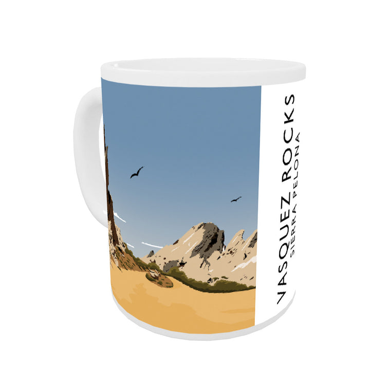 Vasquez Rocks, Sierra Pelona, Calafornia, USA Coloured Insert Mug