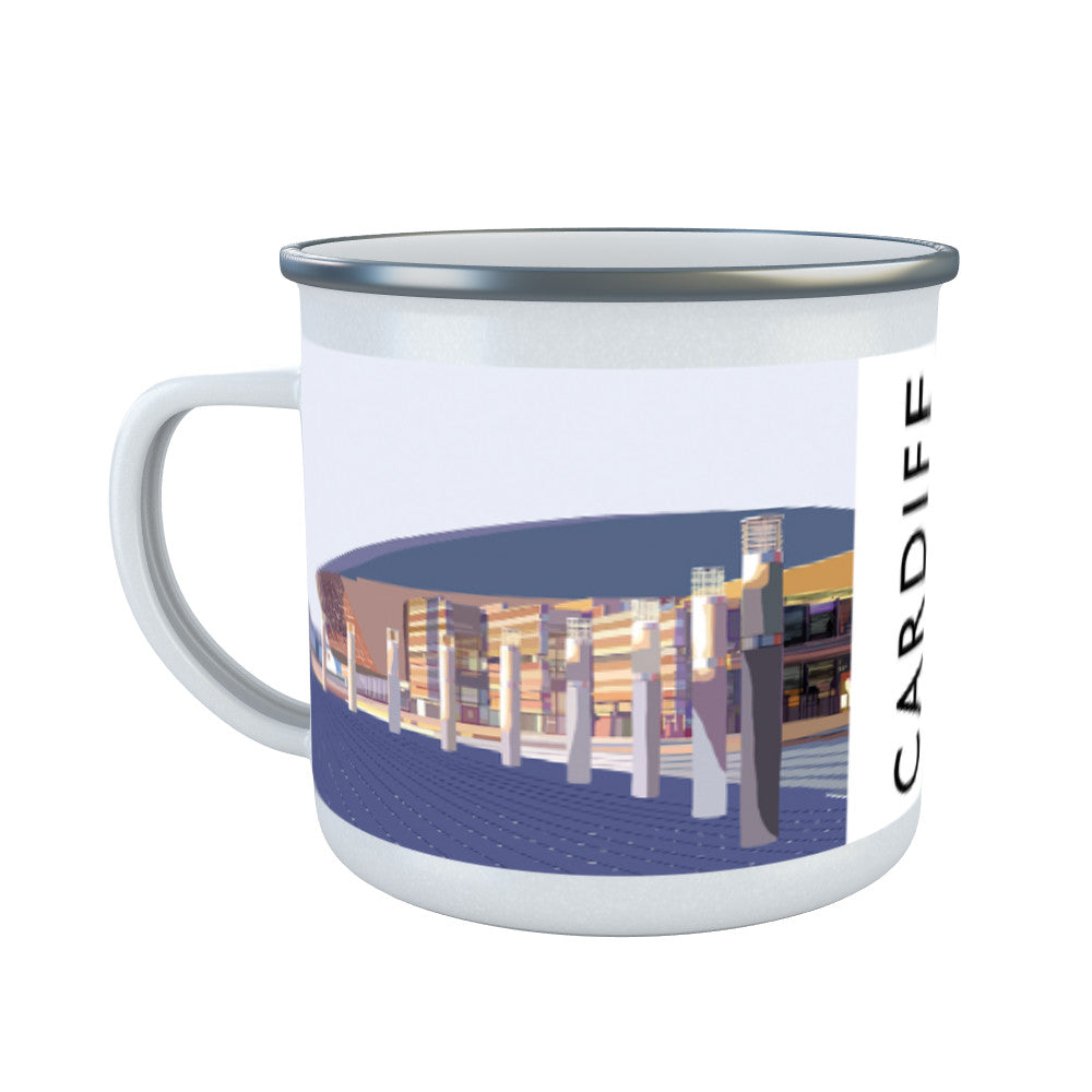 Cardiff, Wales Enamel Mug