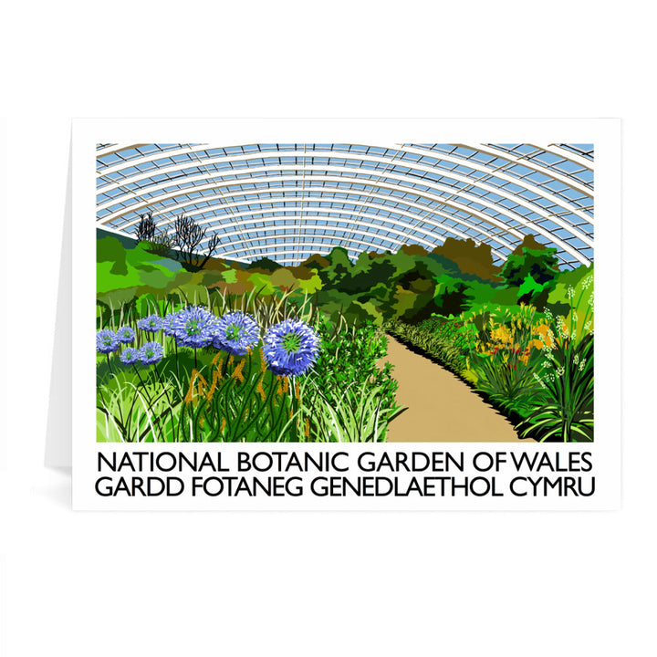 National Botanic Garden of Wales, Wales Greeting Card 7x5
