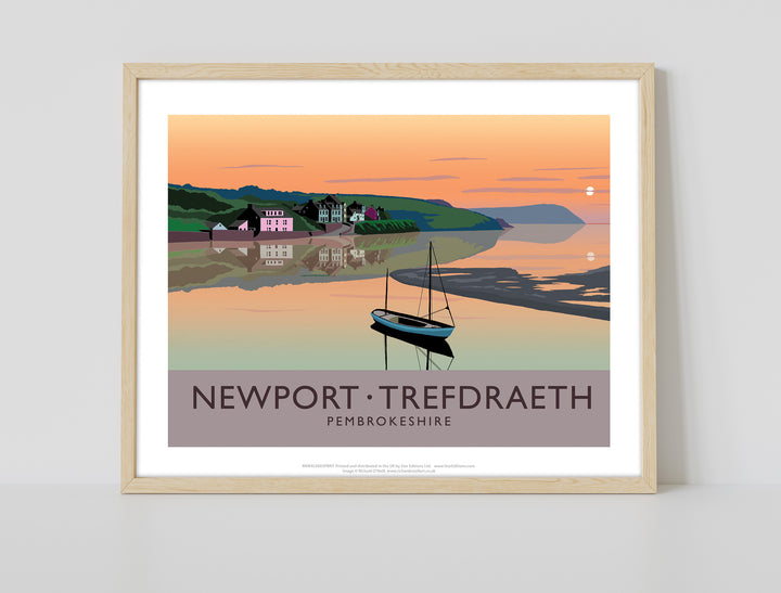 Newport, Trefdraeth, Pembrokeshire, Wales - Art Print