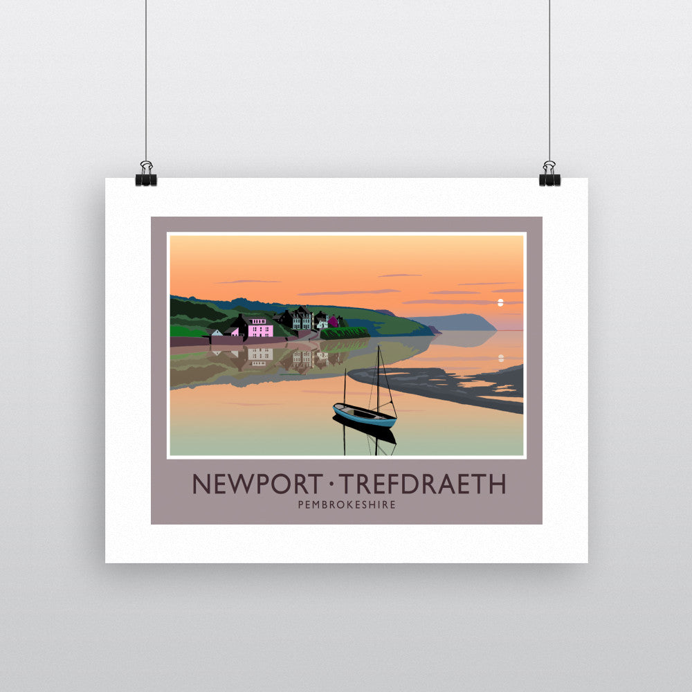 Newport, Trefdraeth, Pembrokeshire, Wales 90x120cm Fine Art Print