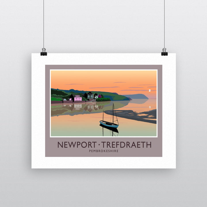 Newport, Trefdraeth, Pembrokeshire, Wales 90x120cm Fine Art Print