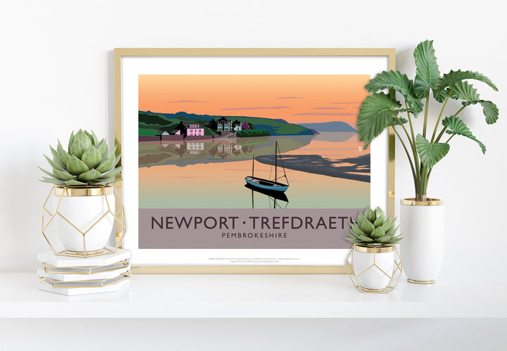Newport, Trefdraeth, Pembrokeshire, Wales - Art Print