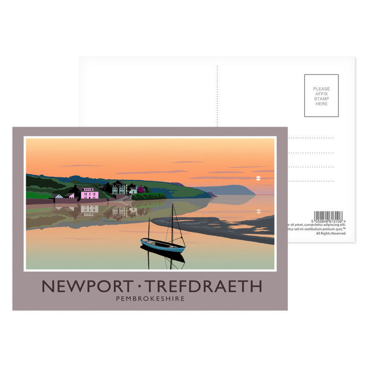 Newport, Trefdraeth, Pembrokeshire, Wales Postcard Pack
