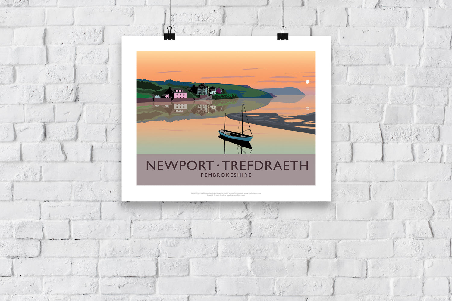 Newport, Trefdraeth, Pembrokeshire, Wales - Art Print