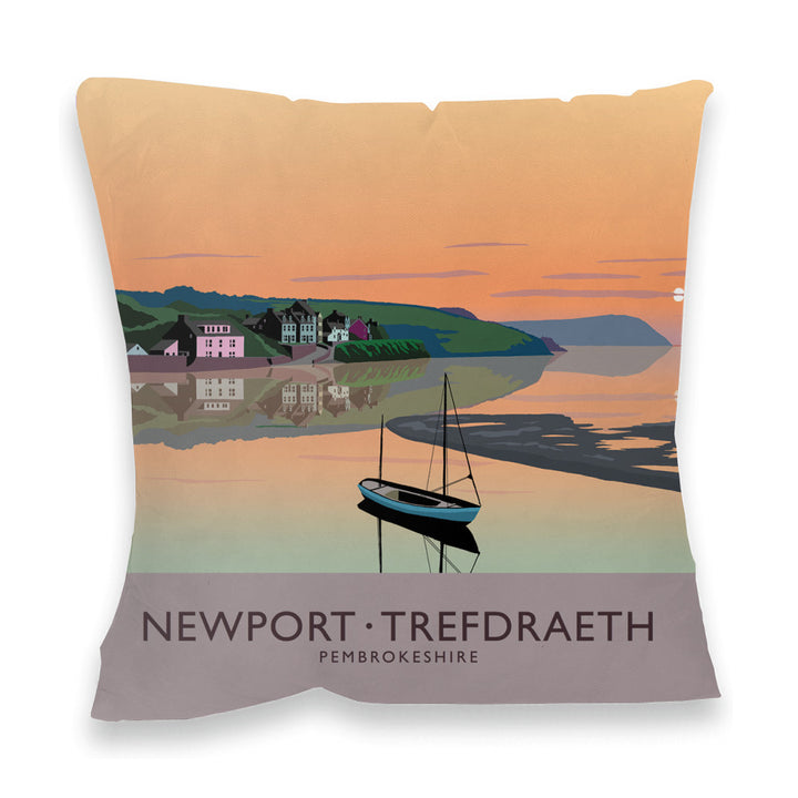 Newport, Trefdraeth, Pembrokeshire, Wales Fibre Filled Cushion