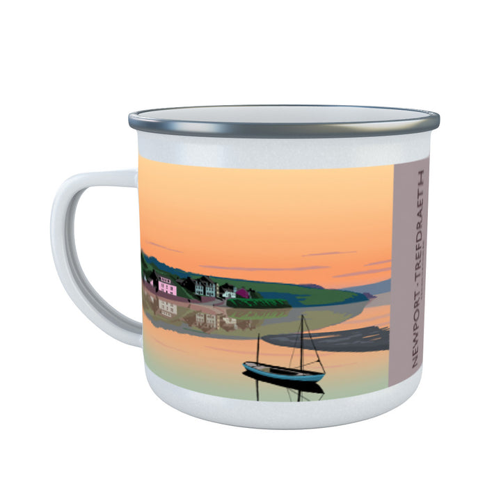 Newport, Trefdraeth, Pembrokeshire, Wales Enamel Mug