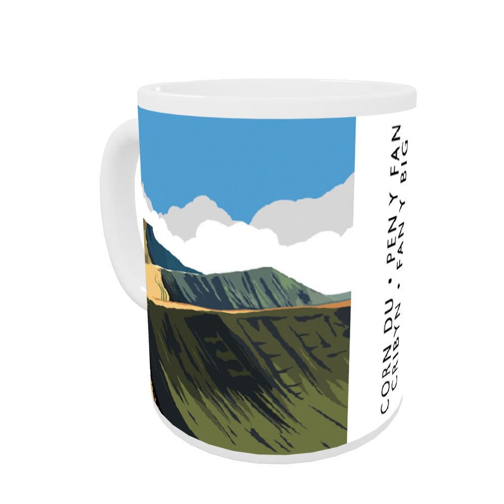 The Brecon Beacons, Wales Coloured Insert Mug