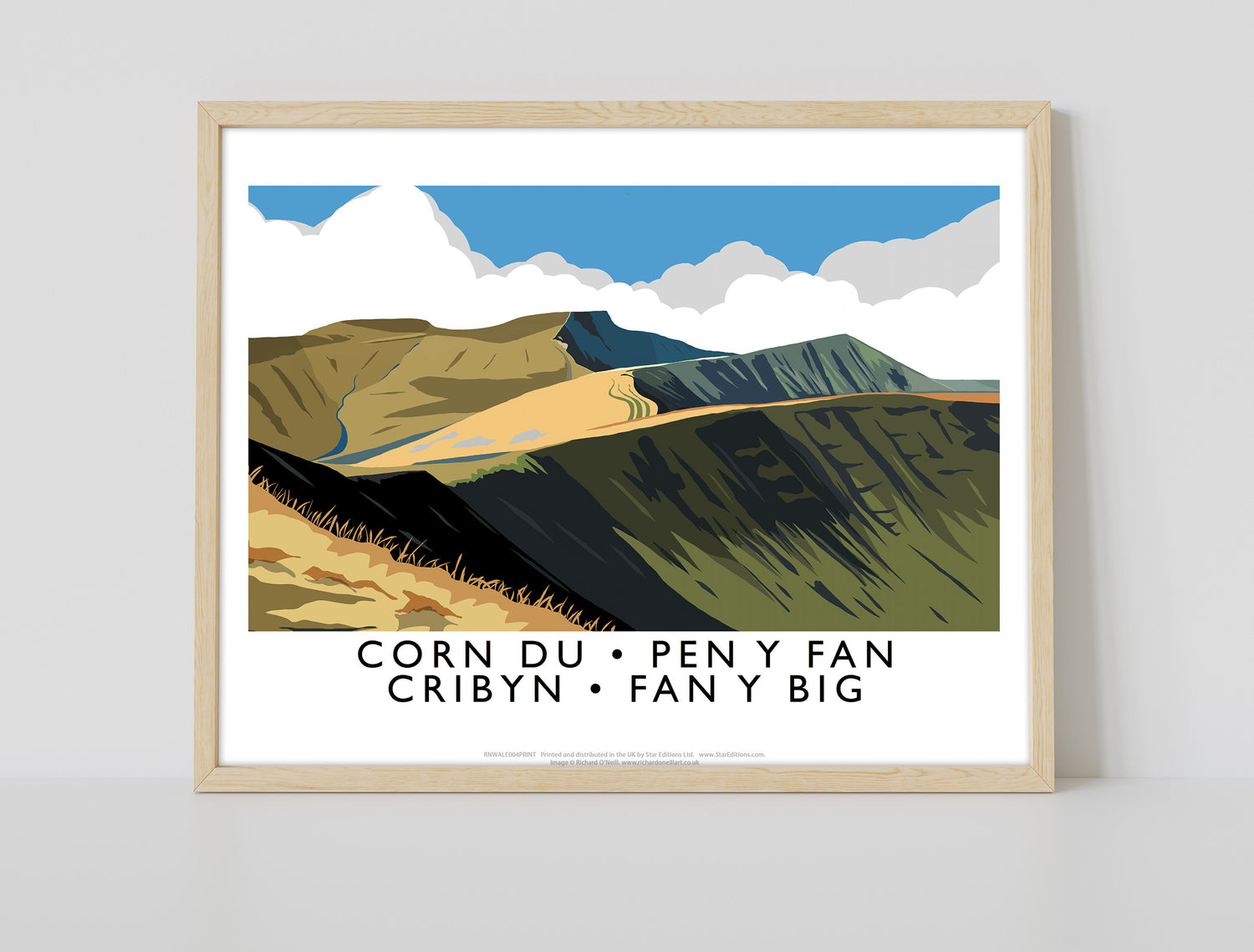 The Brecon Beacons, Wales - Art Print