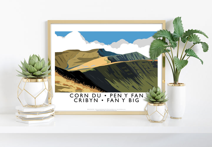 The Brecon Beacons, Wales - Art Print