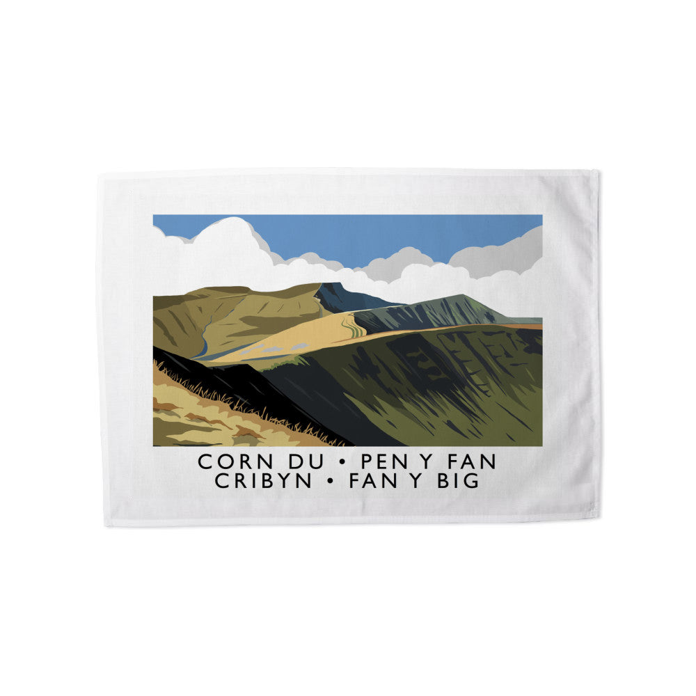 The Brecon Beacons, Wales Tea Towel