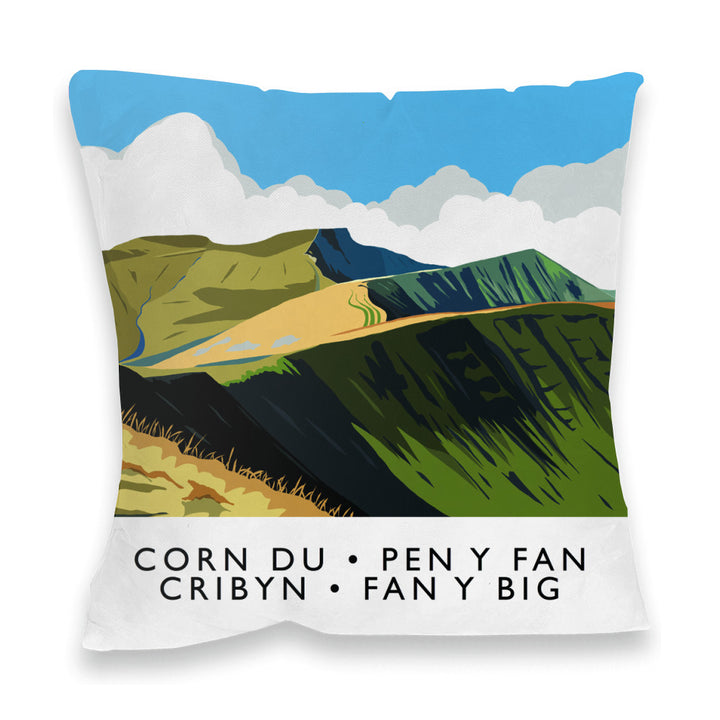 The Brecon Beacons, Wales Fibre Filled Cushion