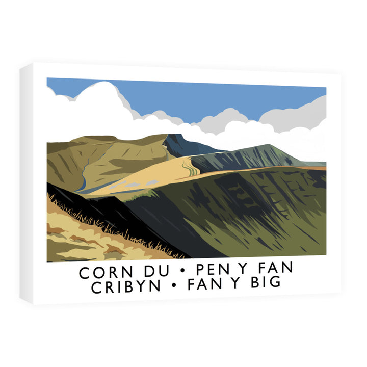 The Brecon Beacons, Wales Canvas