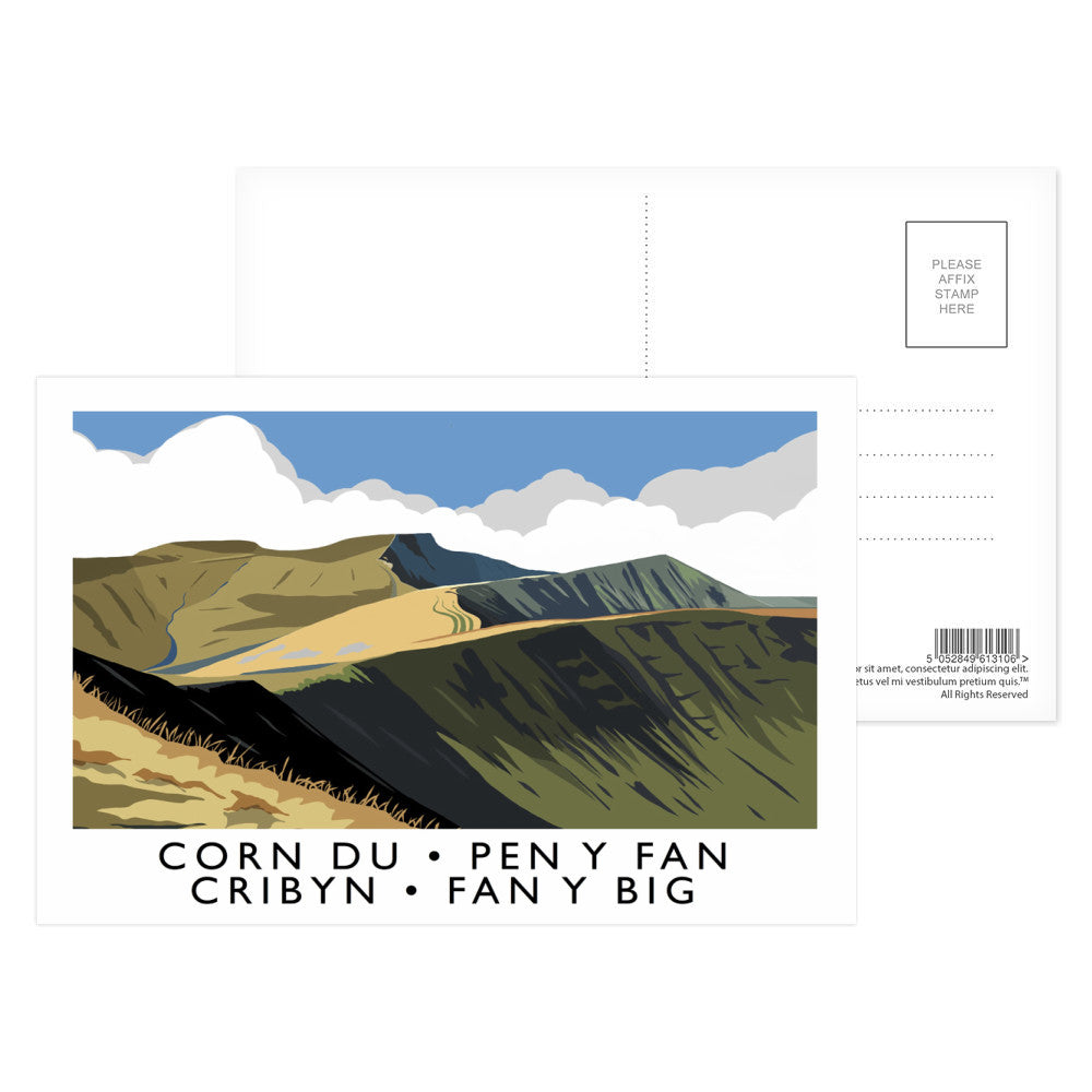 The Brecon Beacons, Wales Postcard Pack