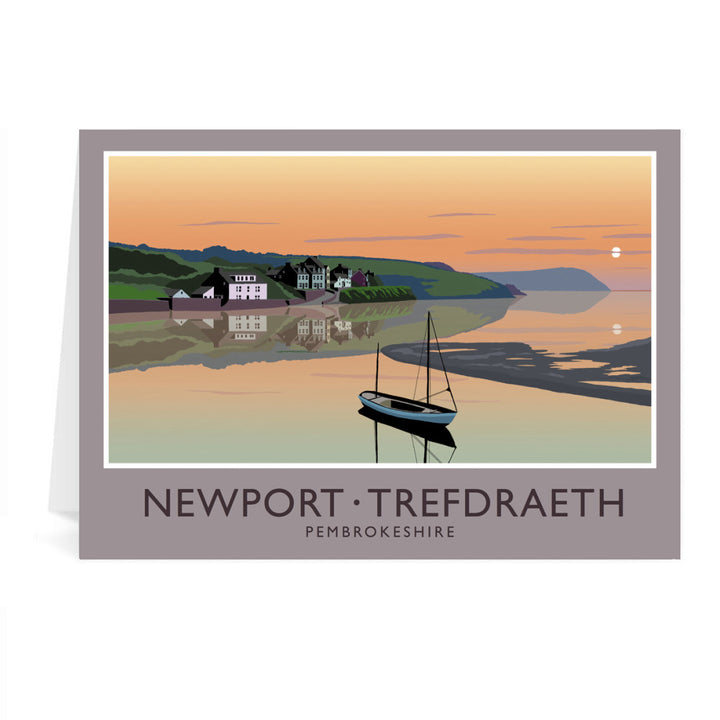 Newport, Wales Greeting Card 7x5