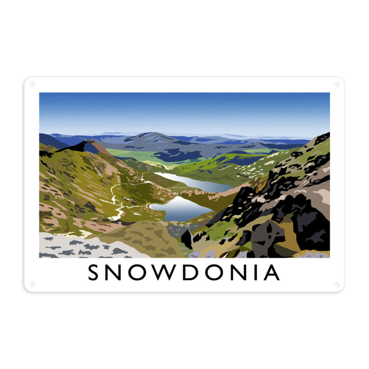 Snowdonia, Wales Metal Sign