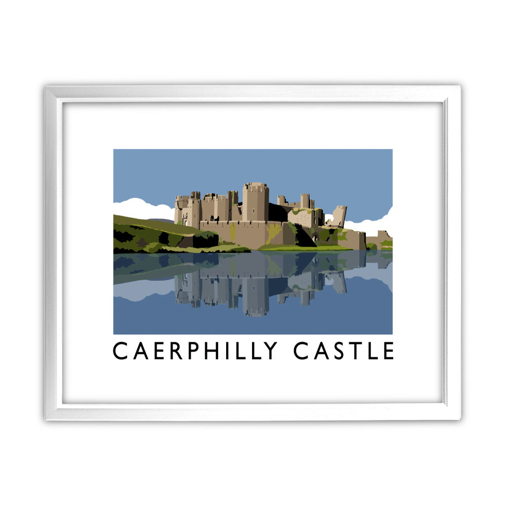 Caerphilly Castle, Wales - Art Print