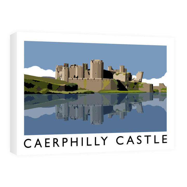 Caerphilly Castle, Wales 60cm x 80cm Canvas