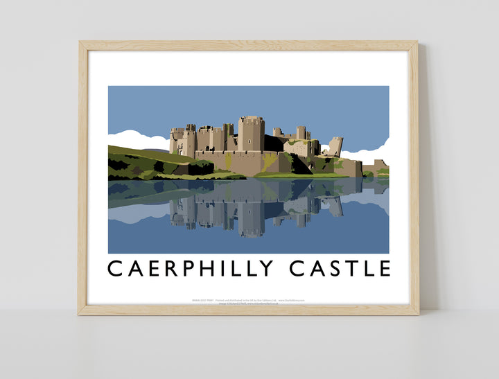 Caerphilly Castle, Wales - Art Print