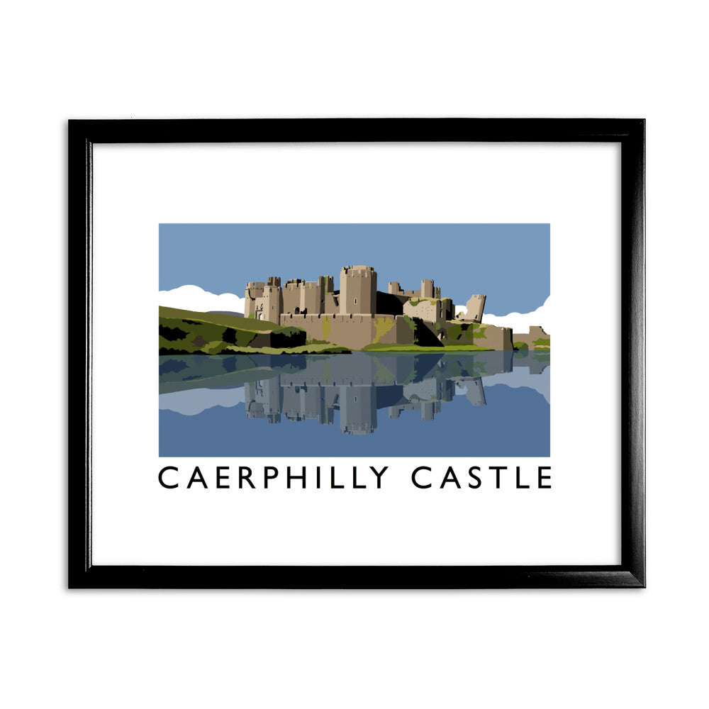 Caerphilly Castle, Wales - Art Print