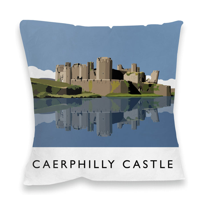 Caerphilly Castle, Wales Fibre Filled Cushion