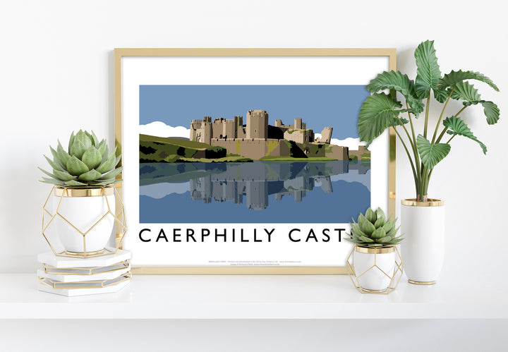 Caerphilly Castle, Wales - Art Print