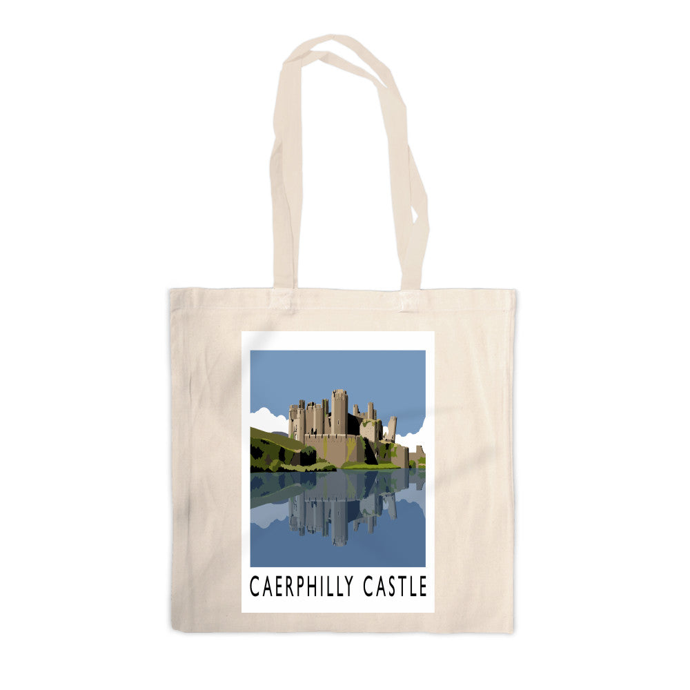 Caerphilly Castle, Wales Canvas Tote Bag