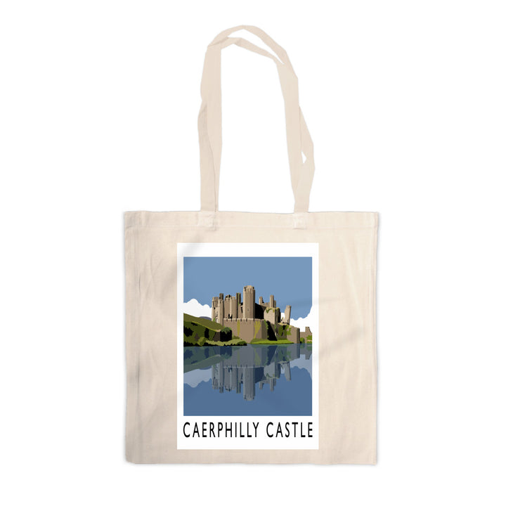 Caerphilly Castle, Wales Canvas Tote Bag